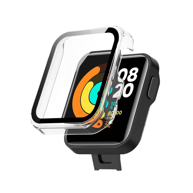 GENERICO - Case con Protector Xiaomi Mi Watch Lite Mate Transparente