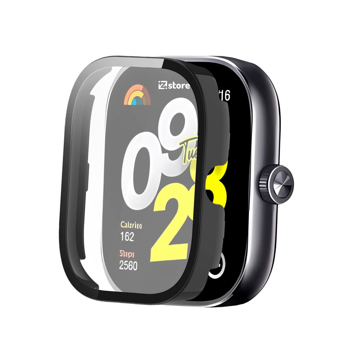 GENERICO - Case con Protector Redmi Watch 4 Mate Color Negro