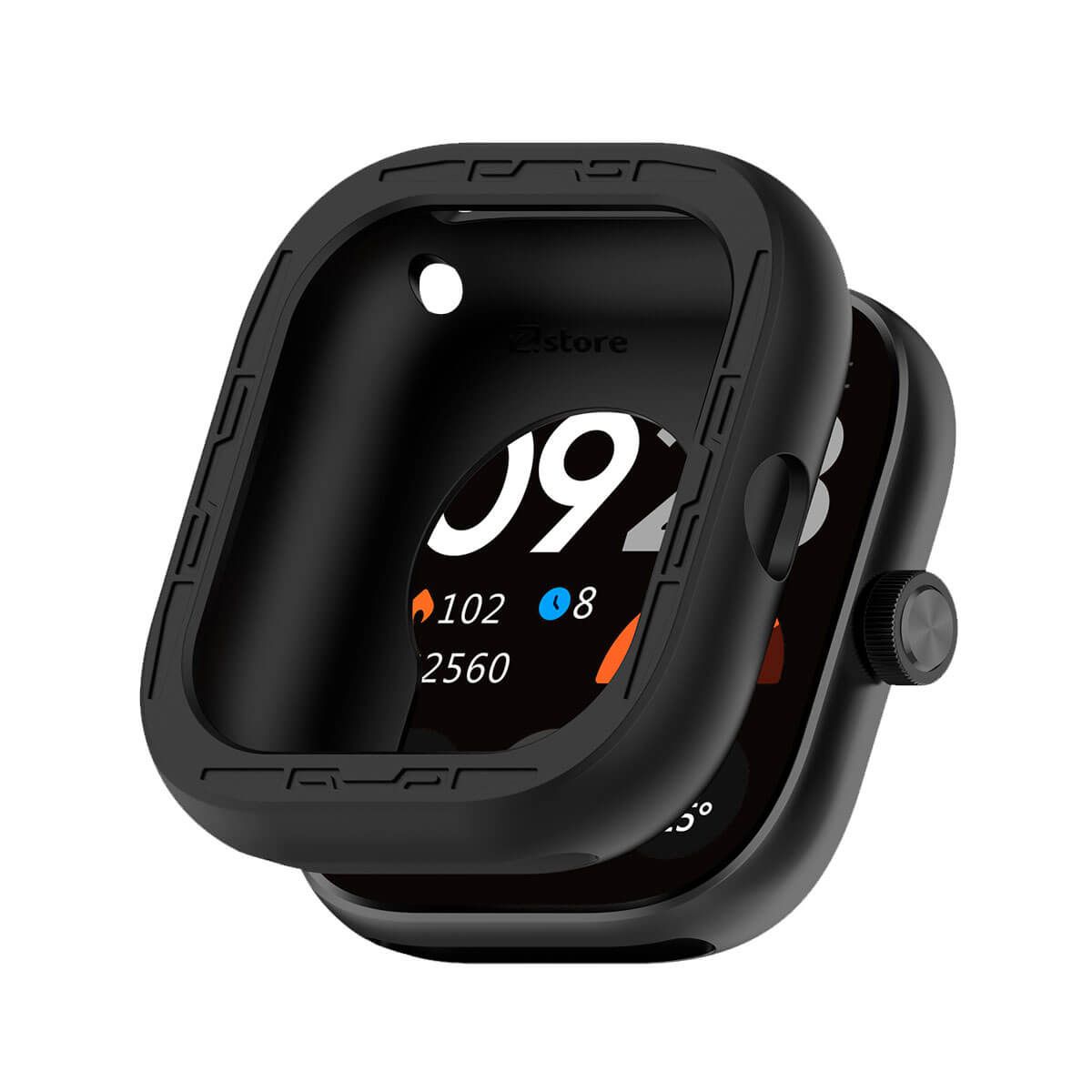 GENERICO - Case de Silicona Para Redmi Watch 4 Negro