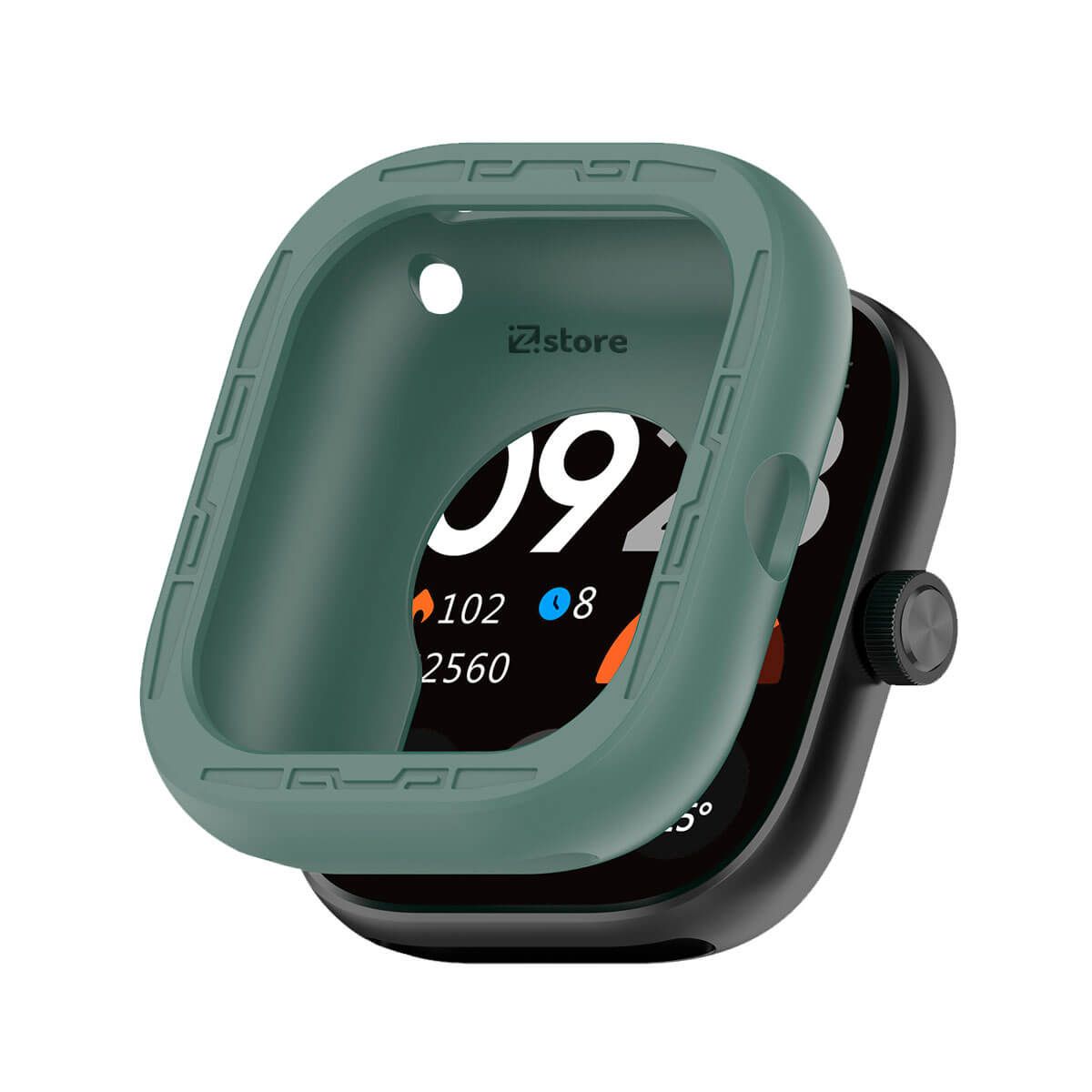GENERICO - Case de Silicona Para Redmi Watch 4 Verde Pino