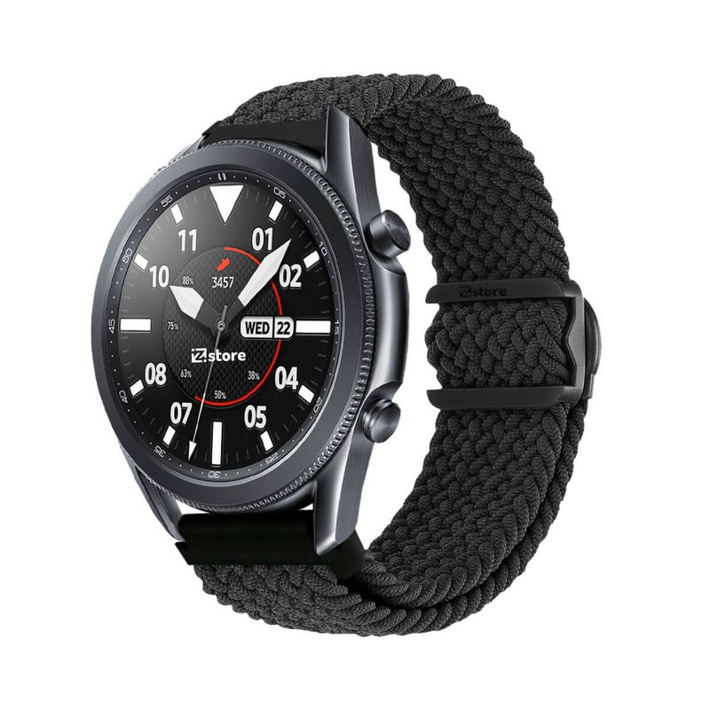 GENERICO - Correa de Nylon Para Samsung Galaxy Watch 3 45MM Negro