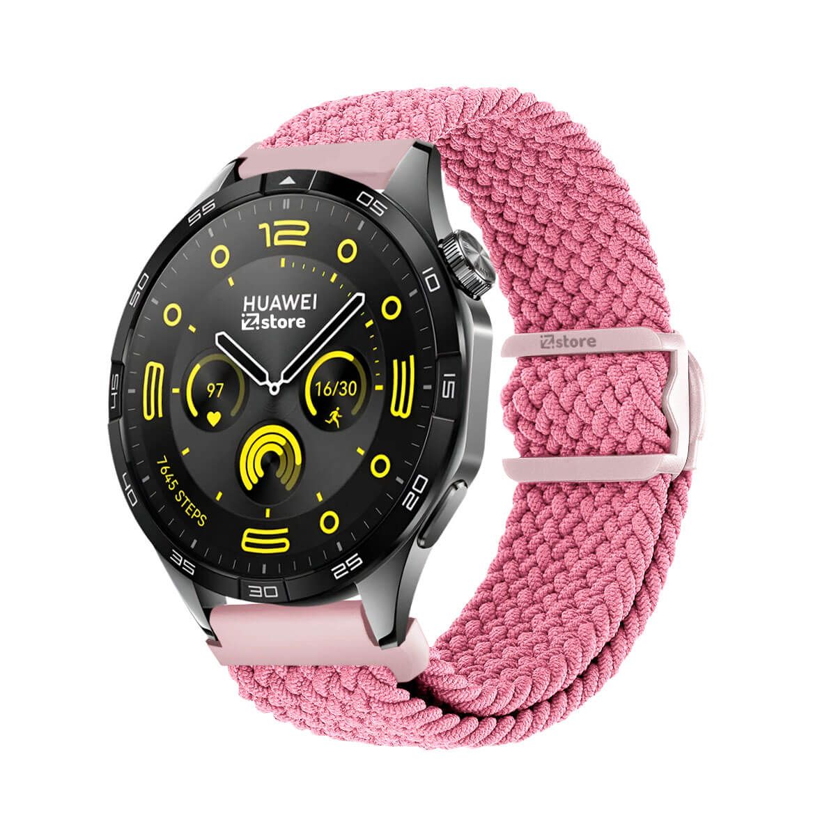 GENERICO - Correa de Nylon Para Huawei Watch GT4 46mm Rosado
