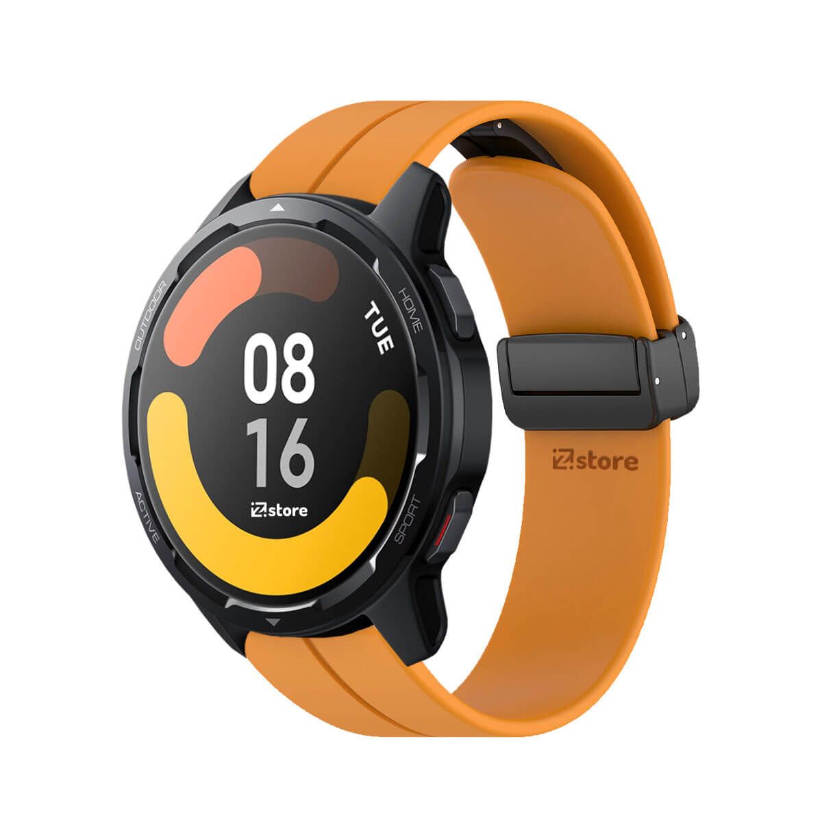 GENERICO - Correa Para Xiaomi Watch S1 Active Broche Magnético Papaya