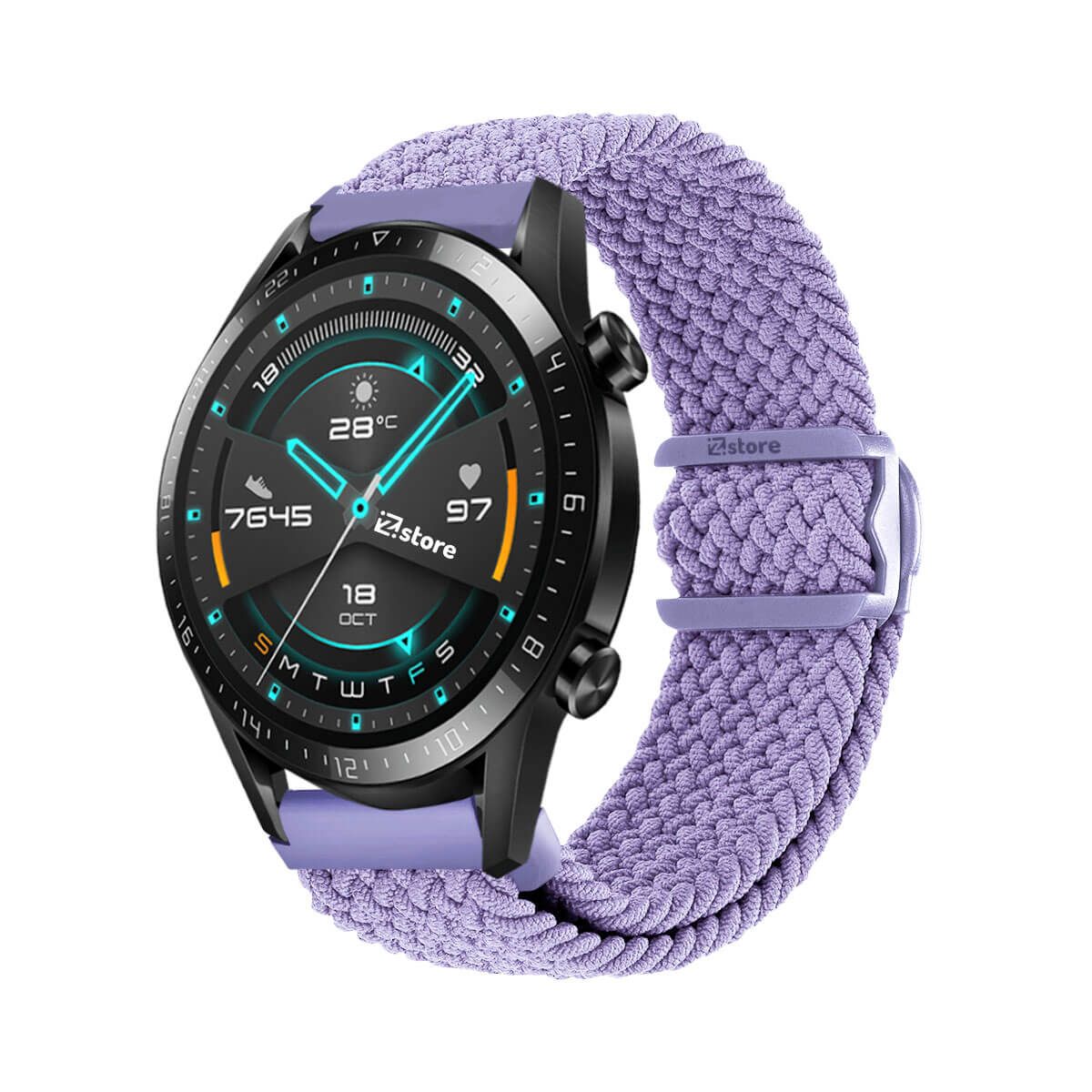 GENERICO - Correa de Nylon Para Huawei Watch GT2 Lila