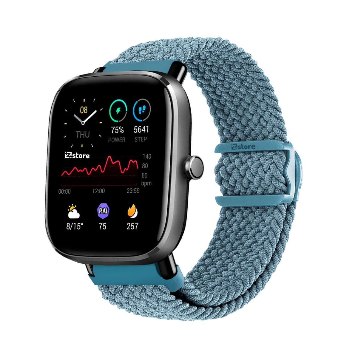 GENERICO - Correa de Nylon Para Amazfit GTS2 Celeste