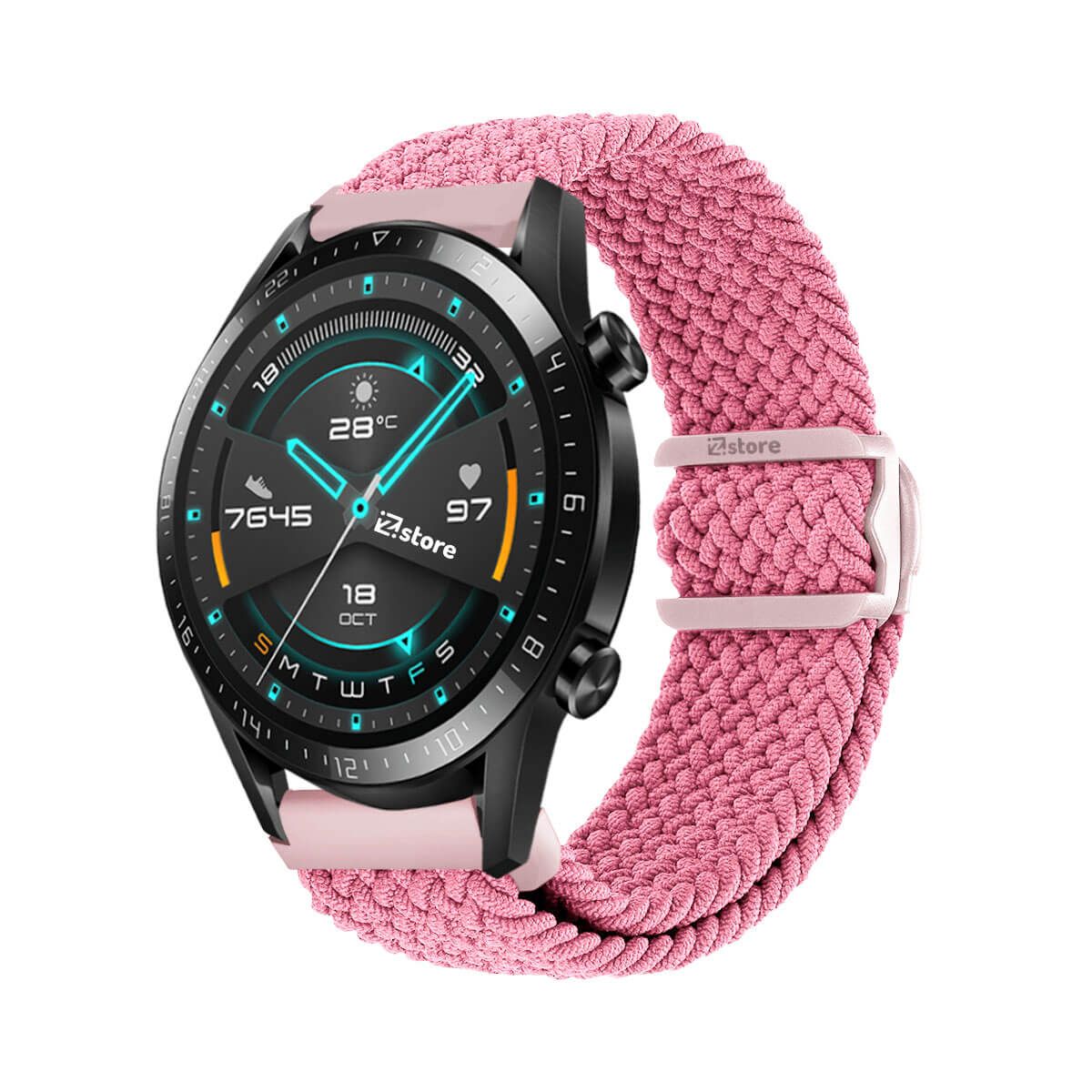 GENERICO - Correa de Nylon Para Huawei Watch GT2 Rosado