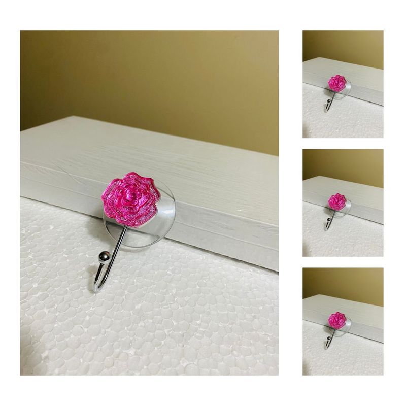 GENERICO - Gancho colgador R Rosa x 3 Unidades