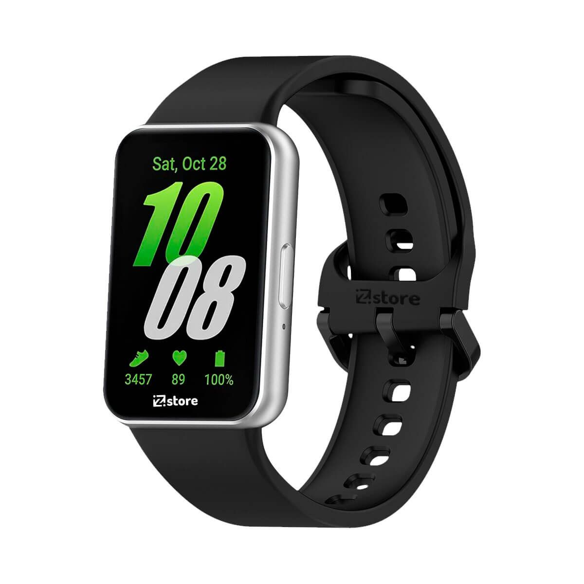 GENERICO - Correa Silicona Para Samsung Galaxy Fit 3  Negro