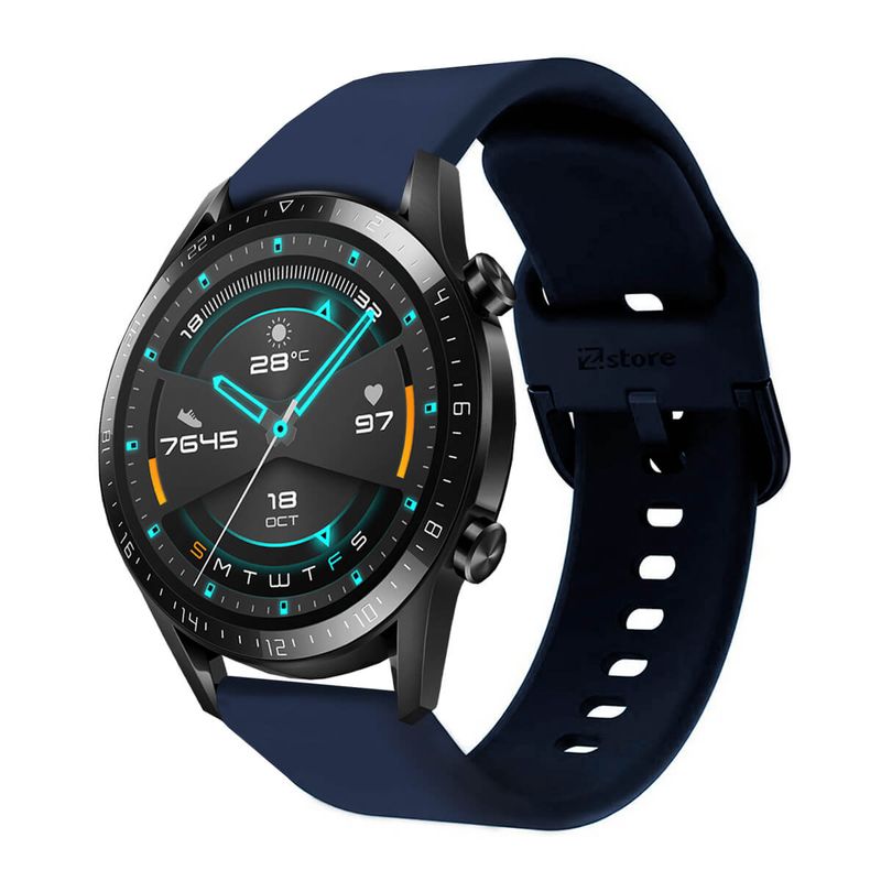 GENERICO - Correa Para Huawei GT2  Azul Oscuro