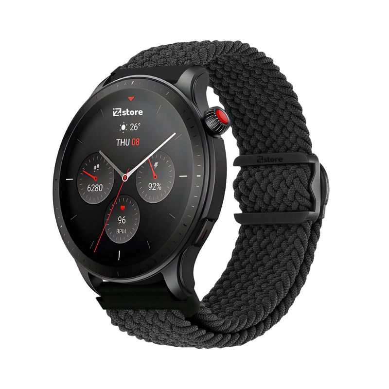 GENERICO - Correa de Nylon Para Amazfit GTR4 Negro