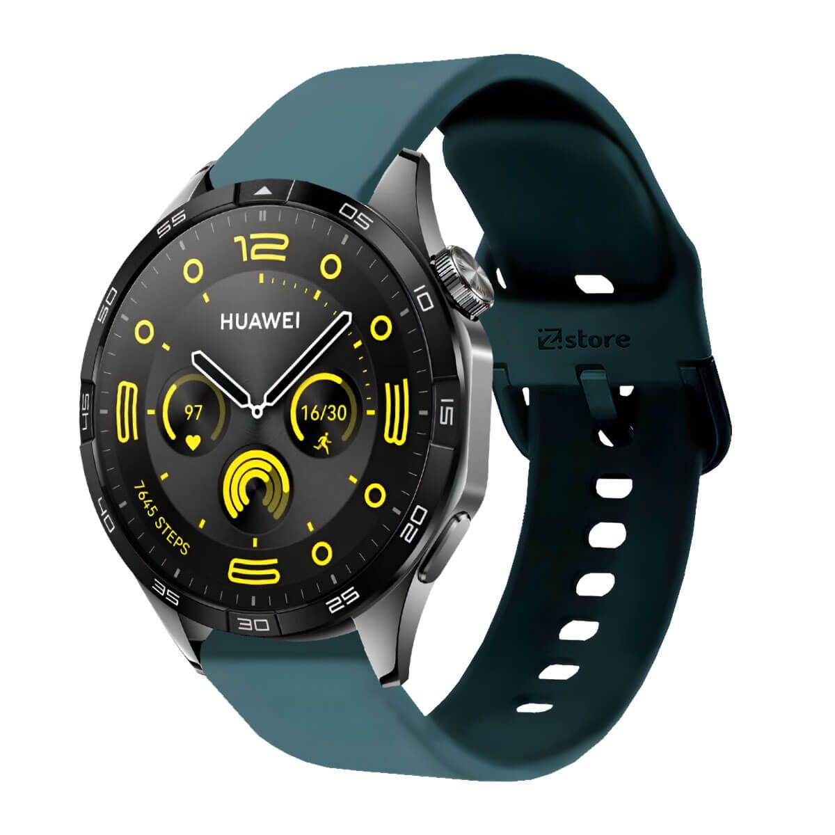 GENERICO - Correa Para Huawei Watch GT4 46mm Hebilla Verde Oscuro