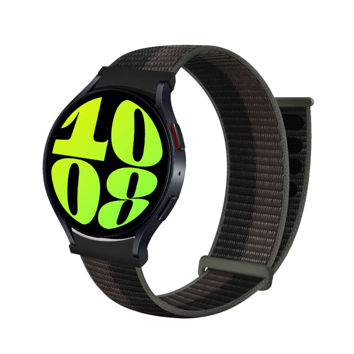 GENERICO - Correa de Nylon Para Samsung Galaxy Watch 6 Marron Bicolor