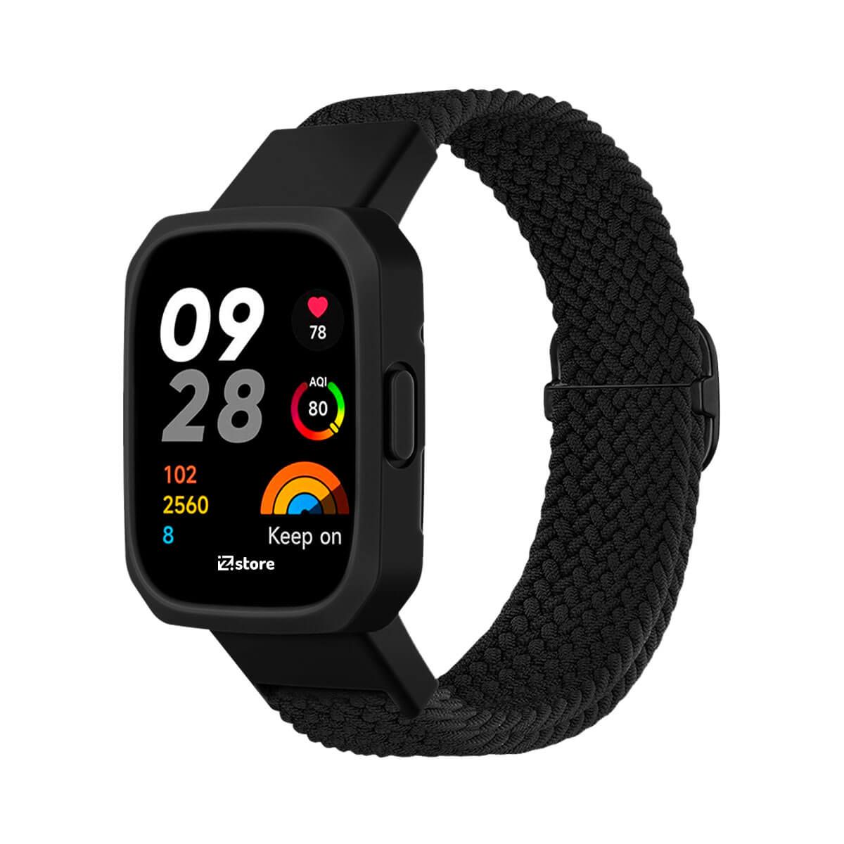GENERICO - Correa de Nylon Redmi Watch 3 Negro