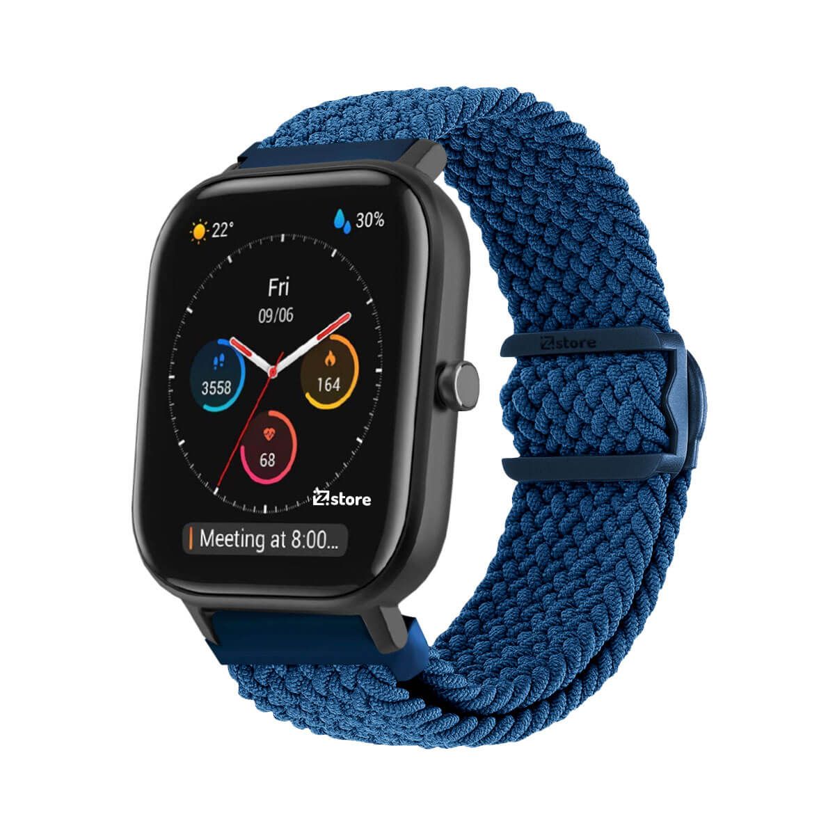 GENERICO - Correa de Nylon Amazfit GTS Azul Oscuro