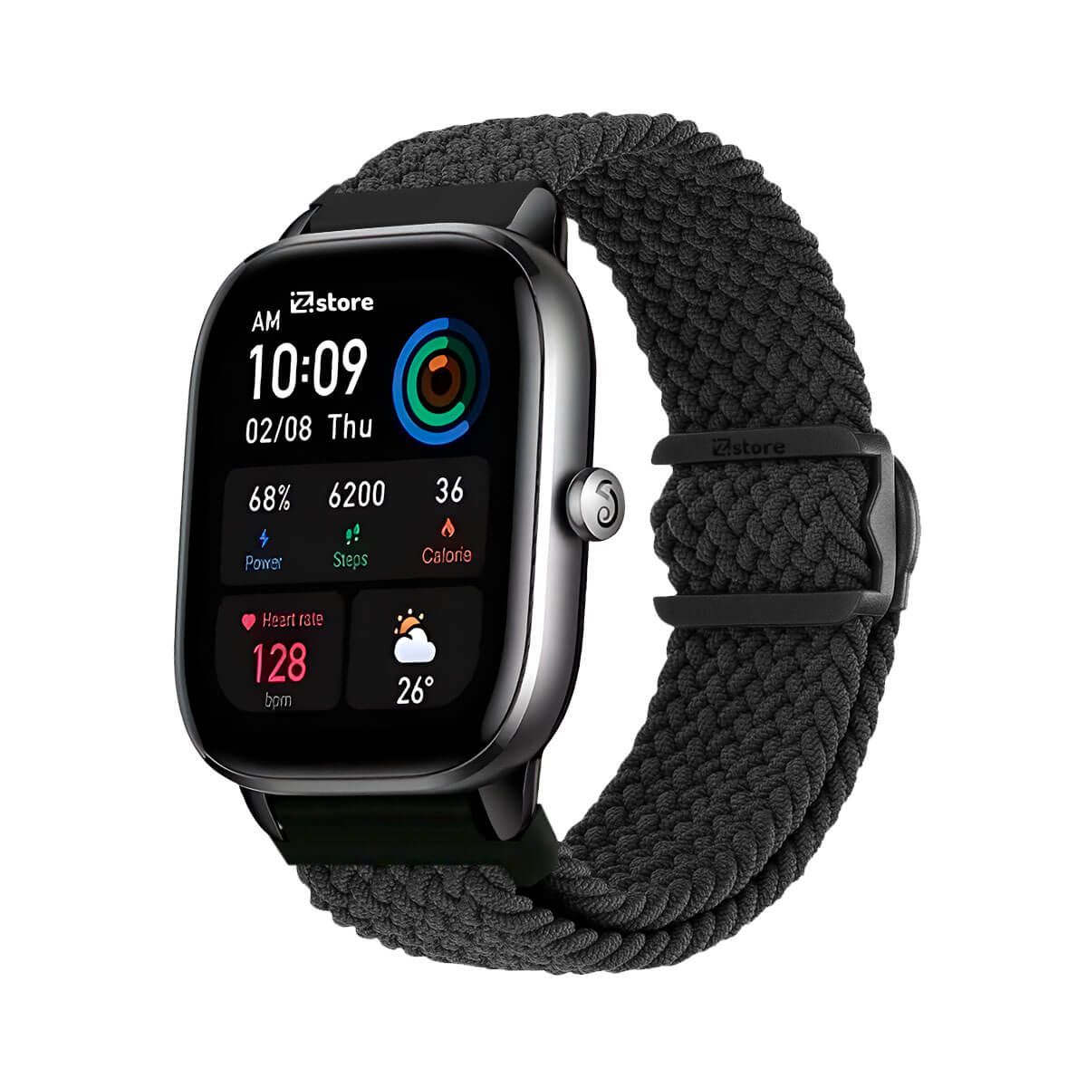 GENERICO - Correa de Nylon Amazfit GTS4 Mini Negro