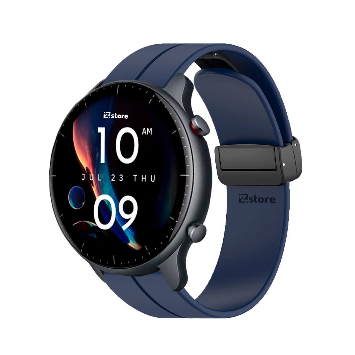 GENERICO - Correa Para Amazfit GTR2 Broche Magnético Azul Oscuro