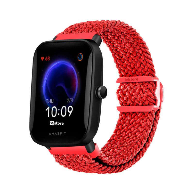 GENERICO - Correa de Nylon Amazfit Bip U Rojo