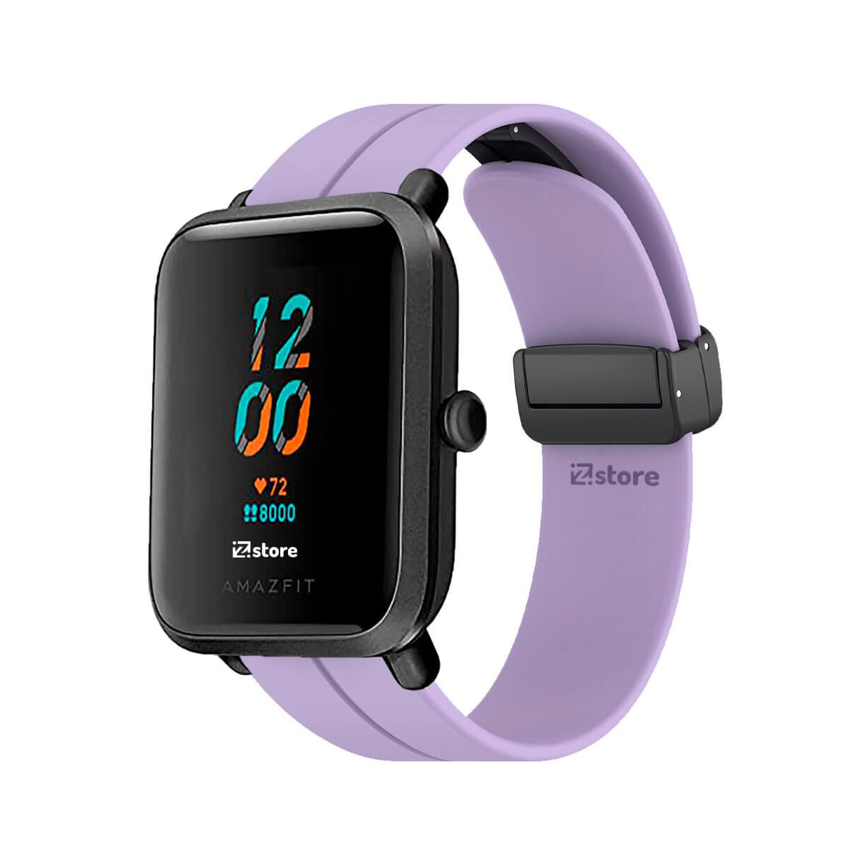 GENERICO - Correa Para Amazfit Bip S Broche Magnético Lila