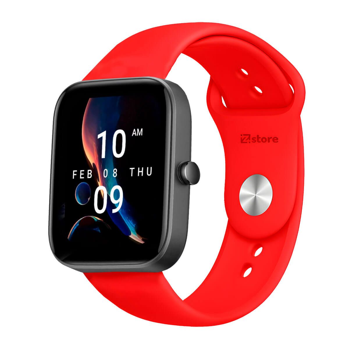 GENERICO - Correa Para Amazfit Bip 3Bip 3 Pro  Rojo