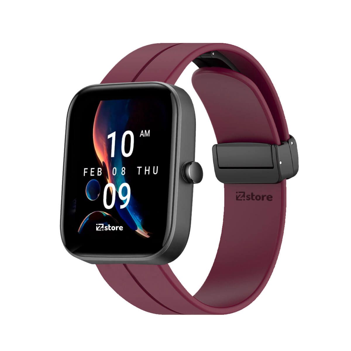 GENERICO - Correa Para Amazfit Bip 3Bip 3 Pro Broche Magnético Vino