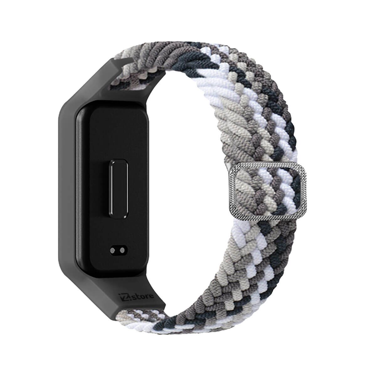 GENERICO - Correa de Nylon Para Redmi Band 2 Gris Tricolor