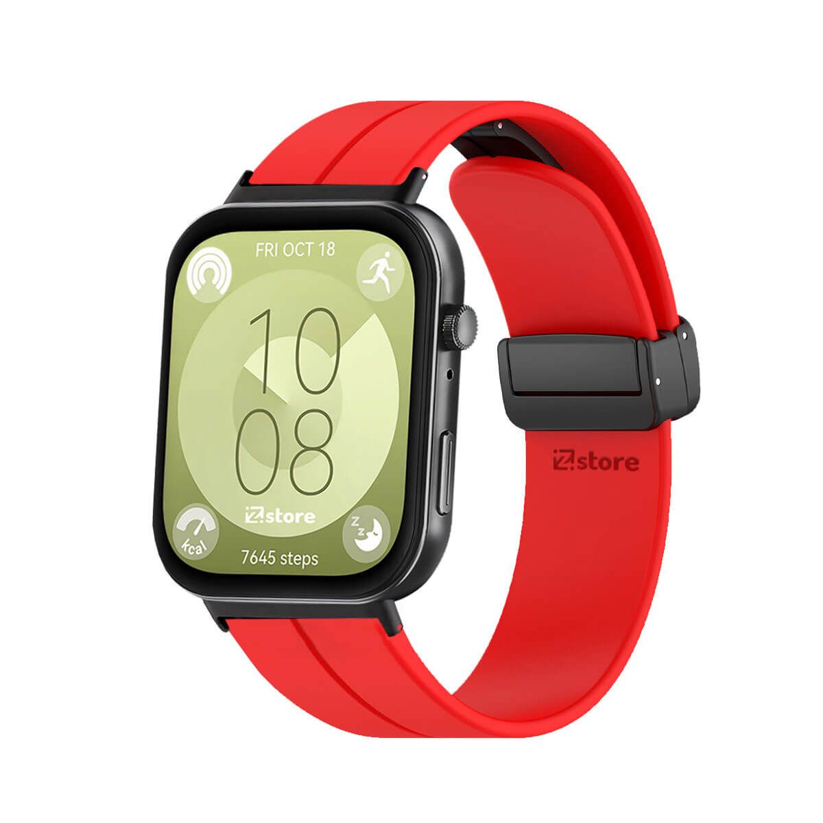 GENERICO - Correa Para Huawei Watch Fit 3 Broche Magnetico Azul Acero Black