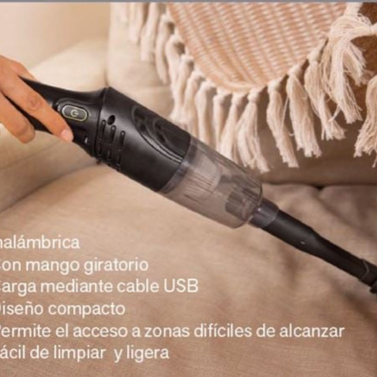 GENERICO - Aspiradora Portatil Recargable