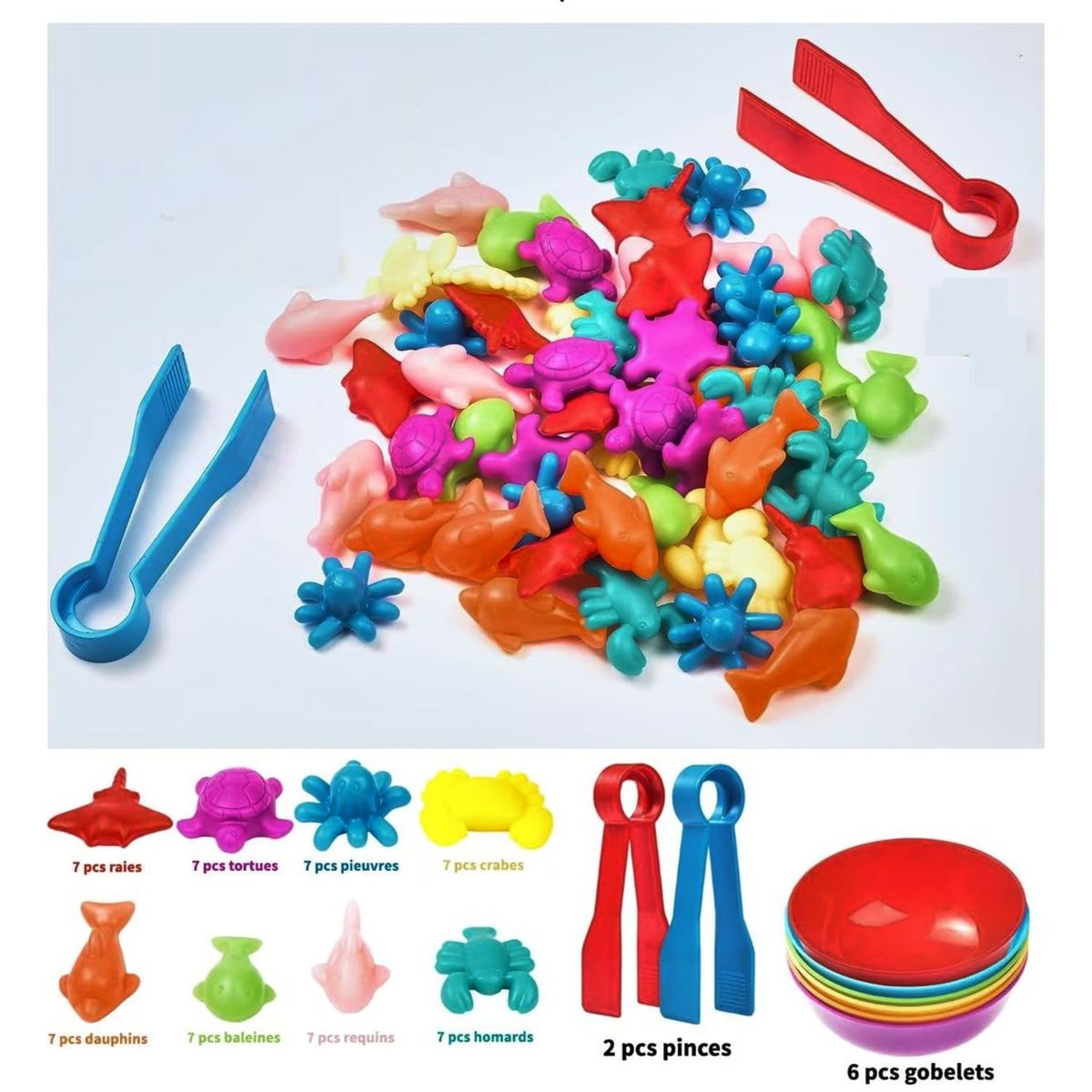 GENERICO - juego de clasificacion Colores y Formas Montessiori