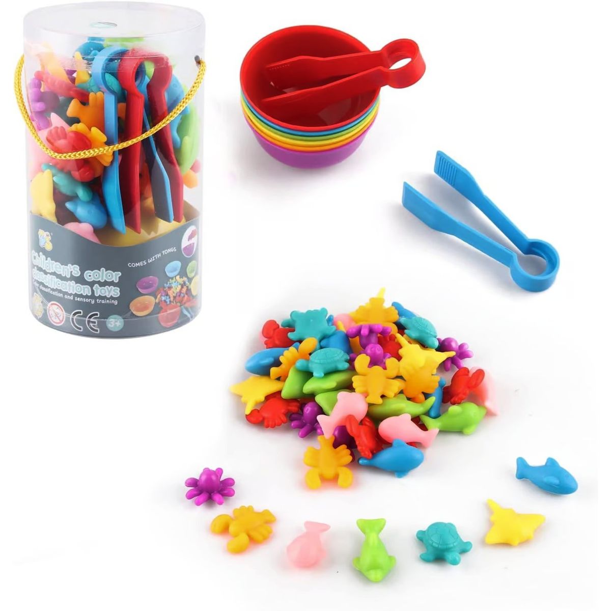 GENERICO - juego de clasificacion Colores y Formas Montessiori