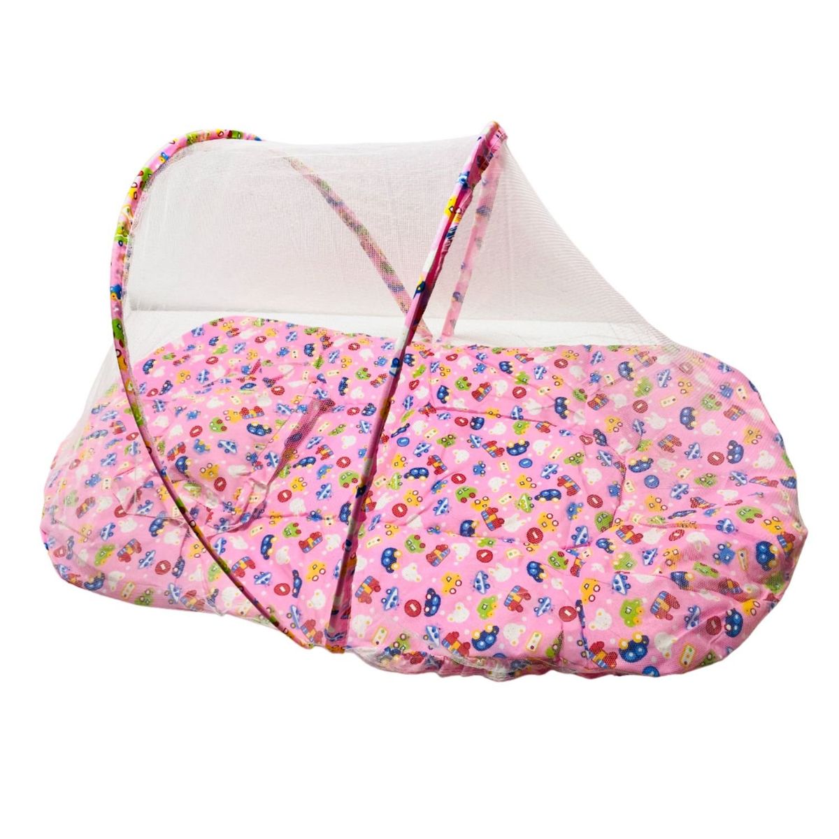 GENERICO - Mosquitero Acolchado Cars Rosa