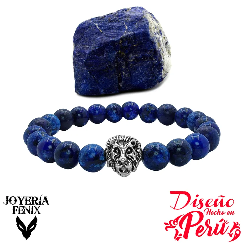JOYERIA FENIX - Pulsera Piedra Natural León - Joyería Fenix