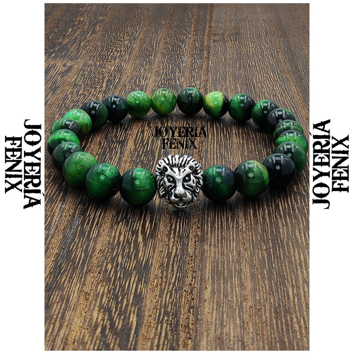 JOYERIA FENIX - Pulsera Piedra Natural León - Joyería Fenix