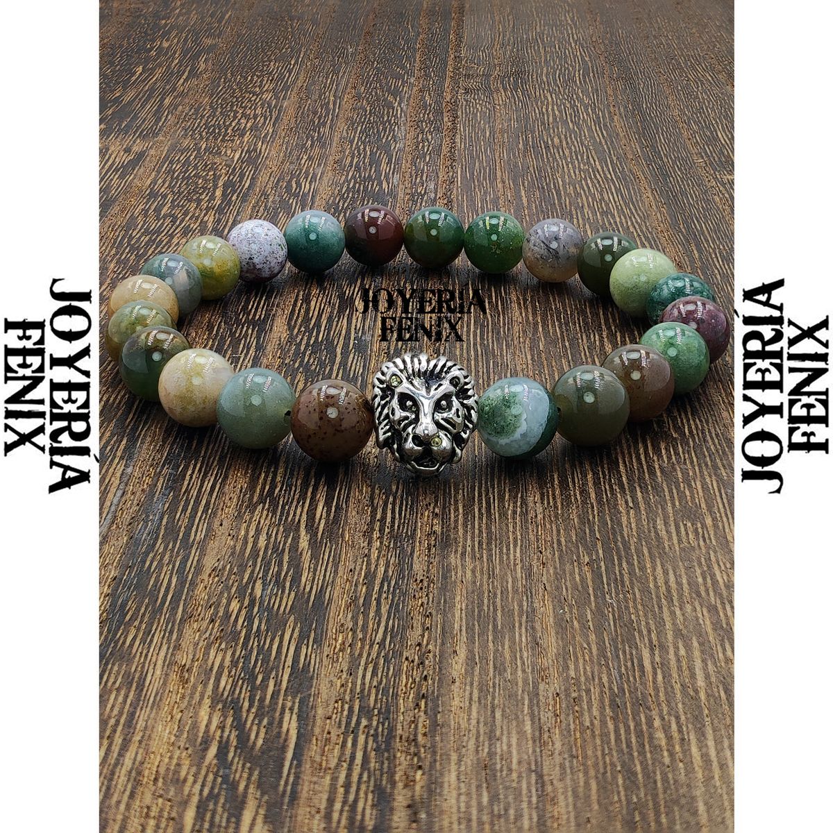 JOYERIA FENIX - Pulsera Piedra Natural León - Joyería Fenix