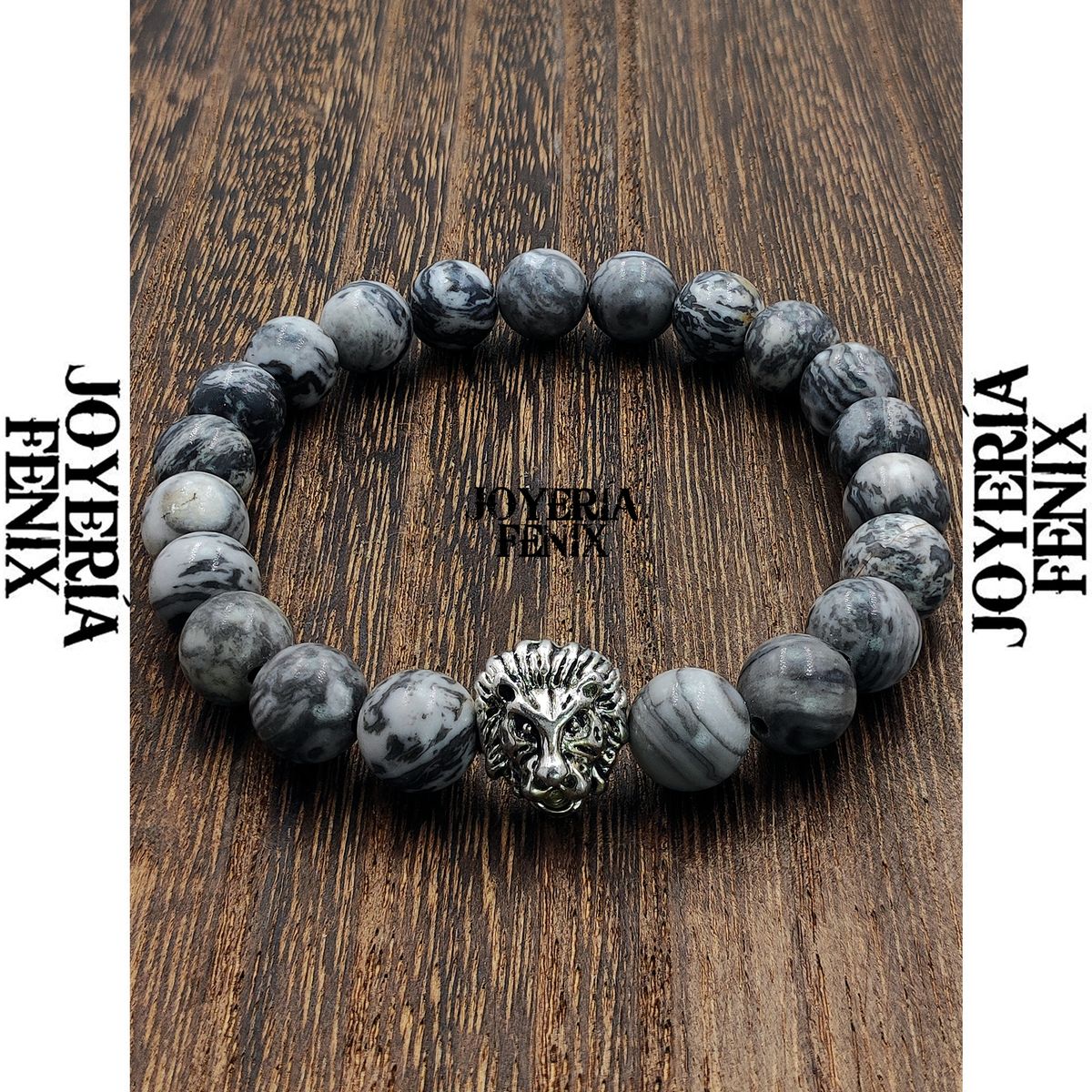JOYERIA FENIX - Pulsera Piedra Natural León - Joyería Fenix