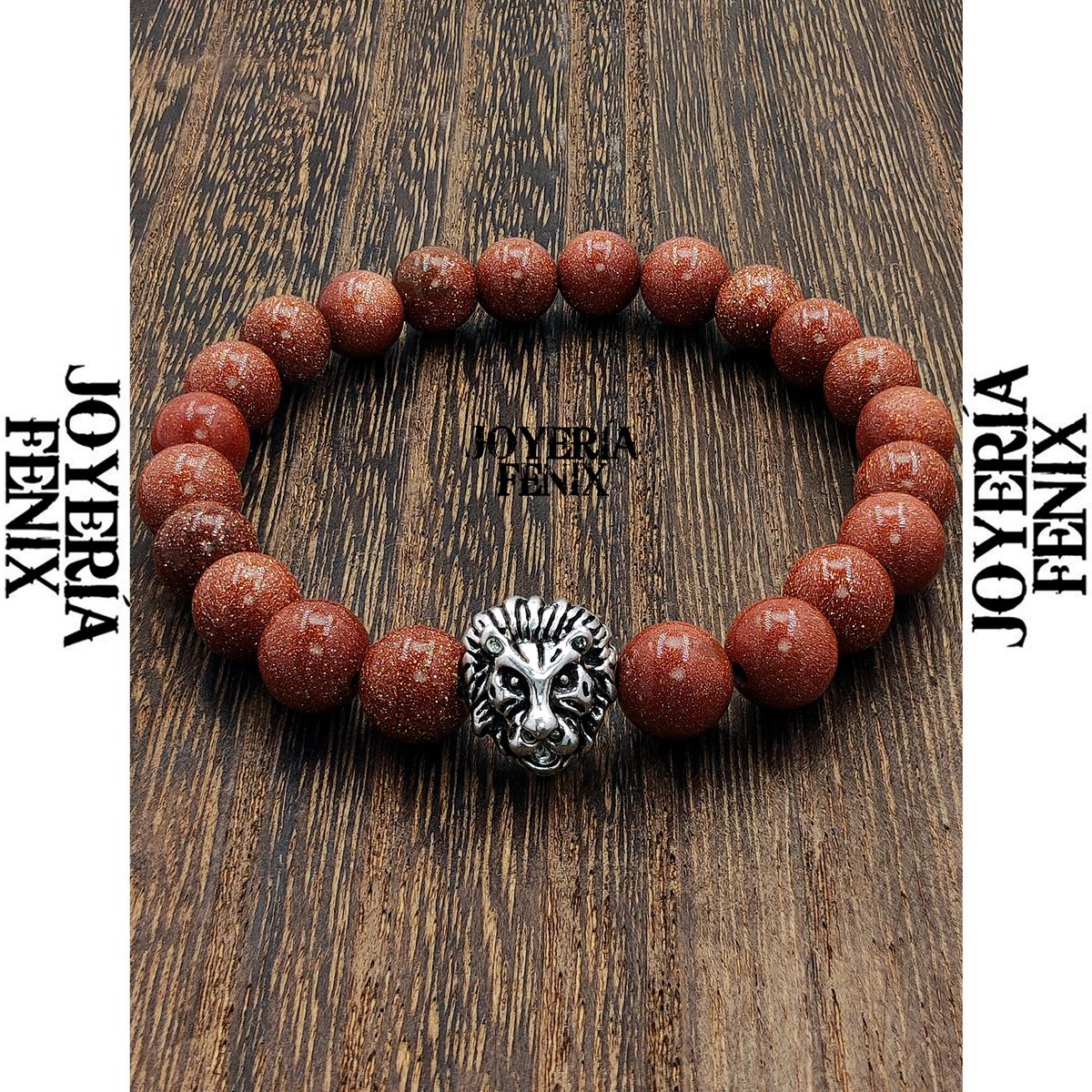 JOYERIA FENIX - Pulsera Piedra Natural León - Joyería Fenix