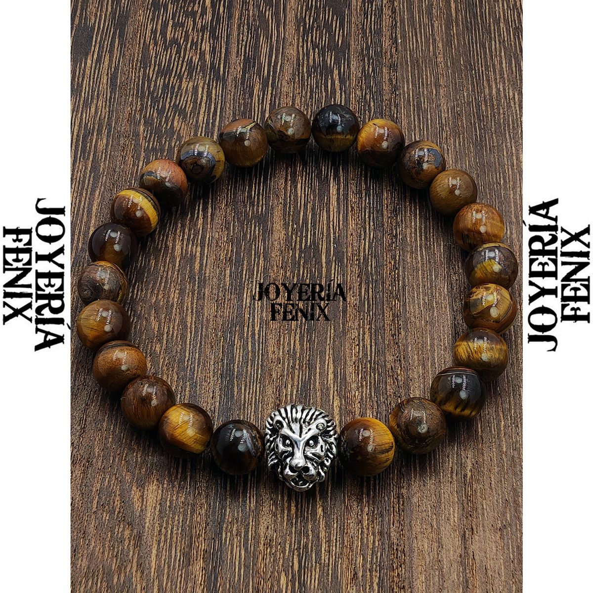 JOYERIA FENIX - Pulsera Piedra Natural León - Joyería Fenix