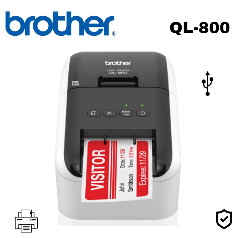 BROTHER - Impresora De Etiqueta Brother QL-800 USB Termico