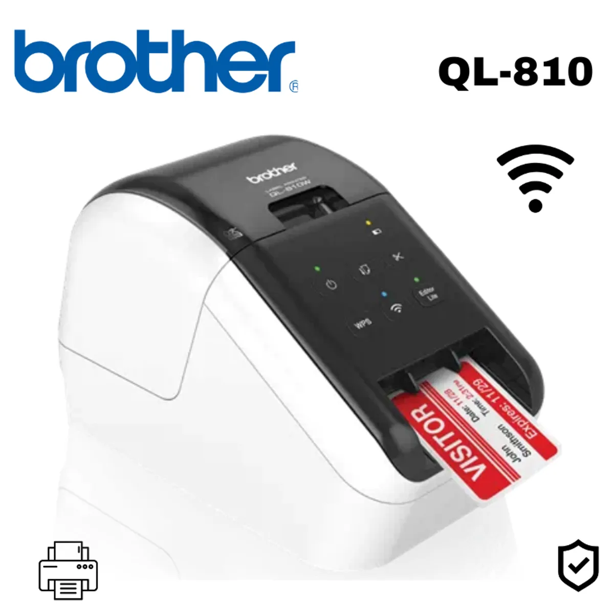 BROTHER - Impresora De Etiqueta Brother QL-810 Wifi Inalambrico
