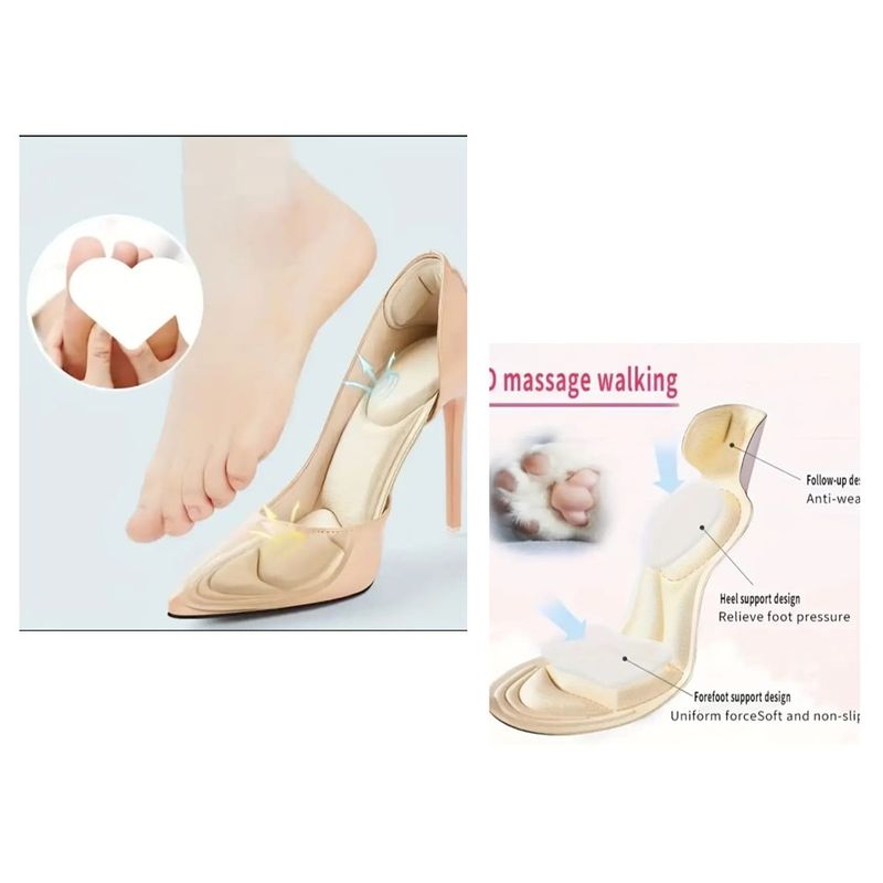 GENERICO - PLANTILLAS ANATOMICAS RECORTABLES MUJER CALZADO TACO