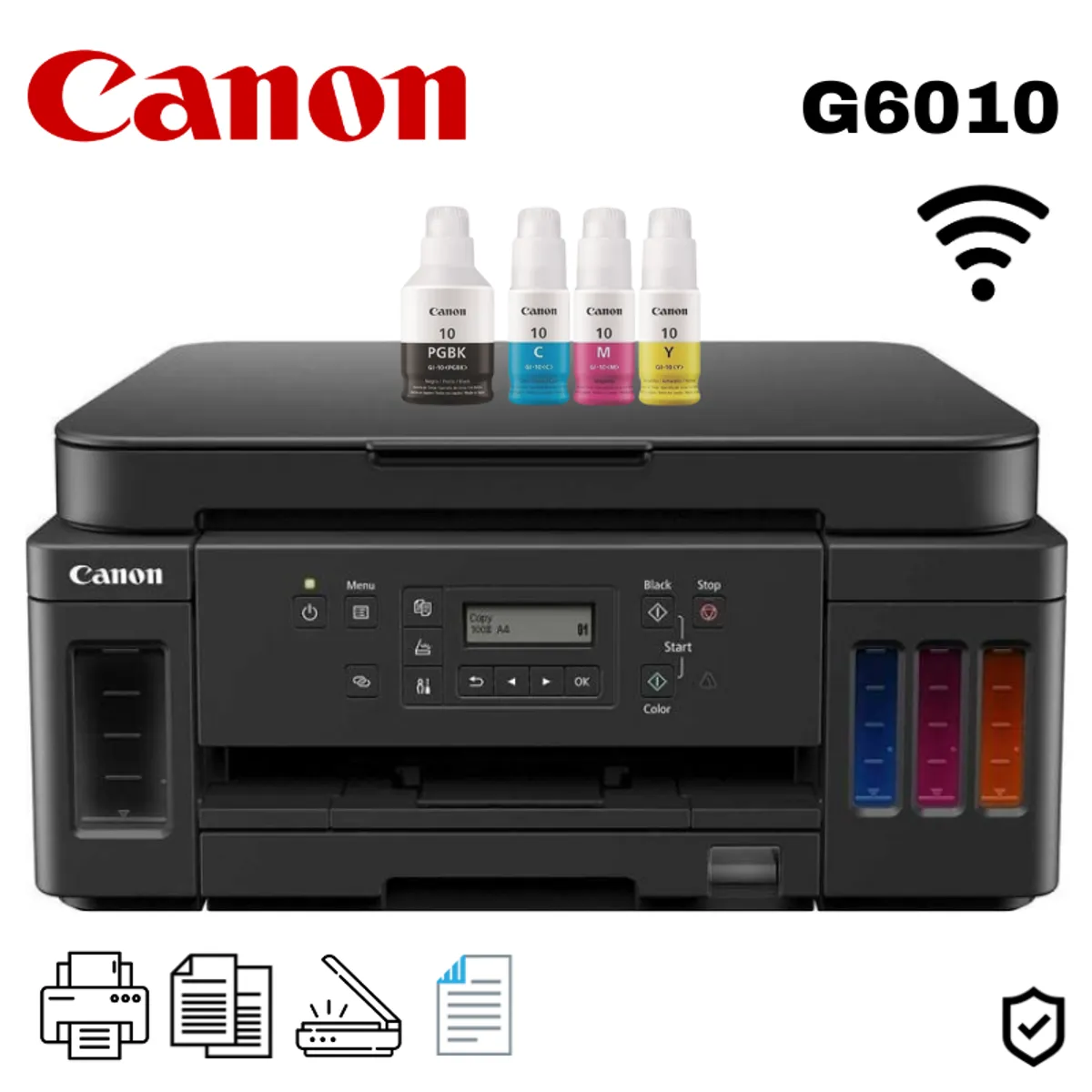 CANON - Impresora Multifuncional Canon Pixma G6010 Wifi Duplex
