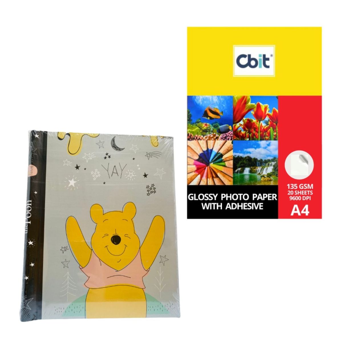 GENERICO - Album DW 40 fotos 18x26 cm y Papel Fotografico A4 20 hjs