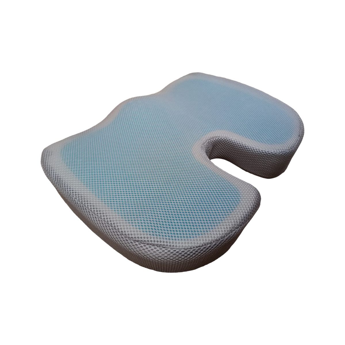 GENERICO - Cojín de Asiento Viscoelástico Con Gel con Funda transpirable ploma