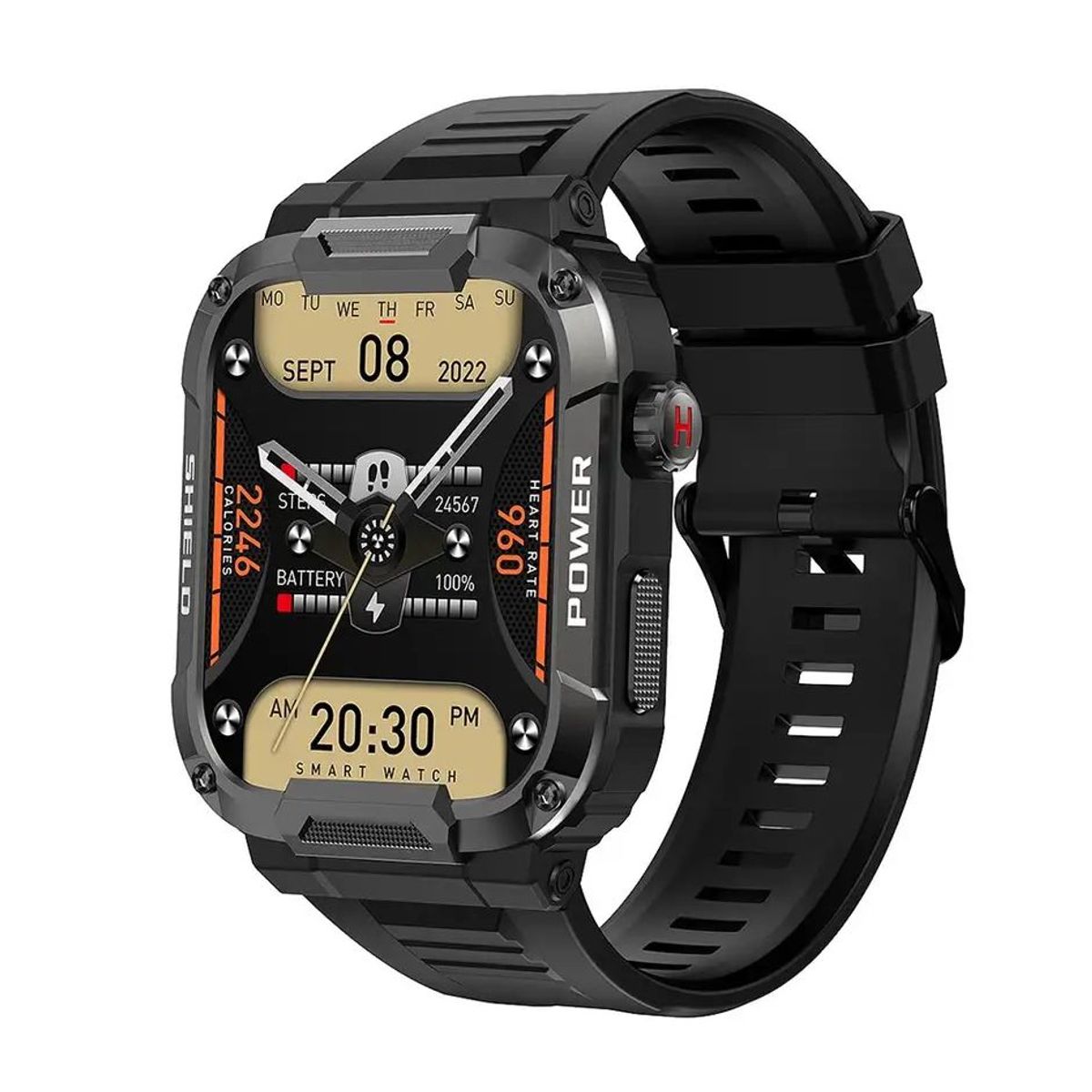 GENERICO - SMART WATCH MELANDA PANTALLA AMOLED COLOR NEGRO PARA ANDROID Y IOS