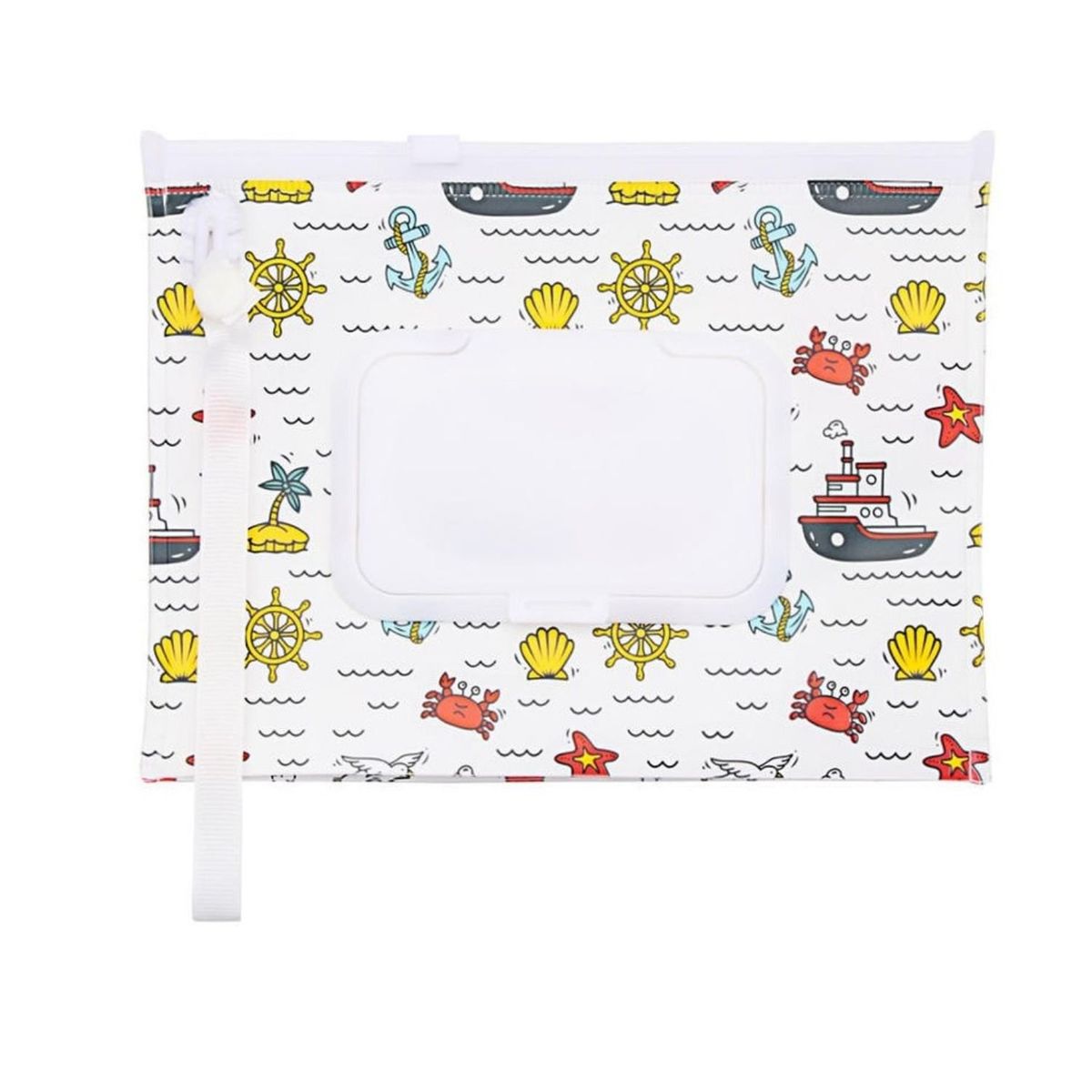 GENERICO - Mini Porta Pañitos Humedos Buque Bebe