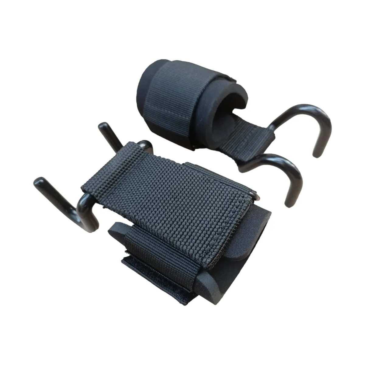 GENERICO - Agarre Gancho de Levantamiento Pesas Peso Muerto Muñequera