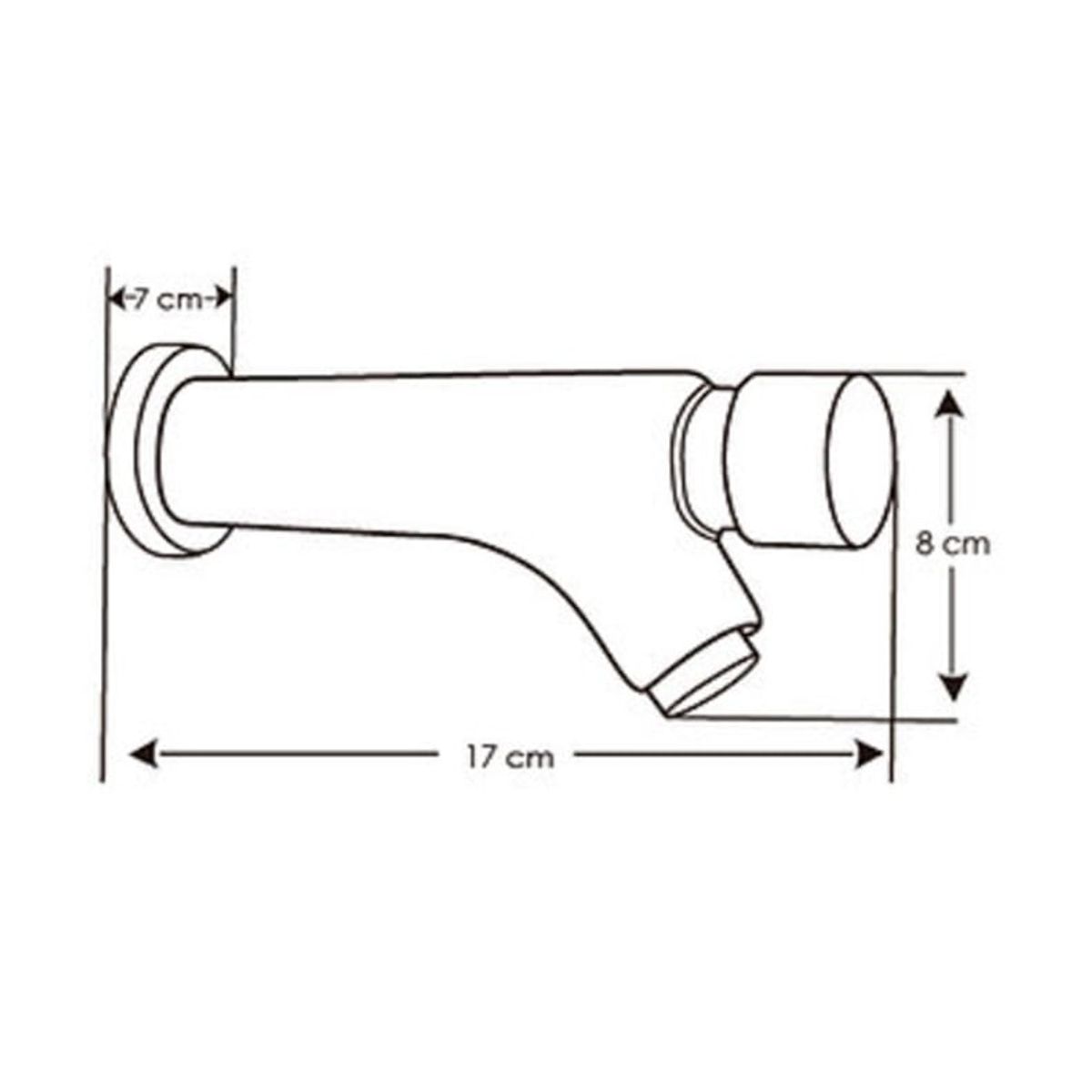 GENERICO - Grifería Temporizada en Bronce Cromado