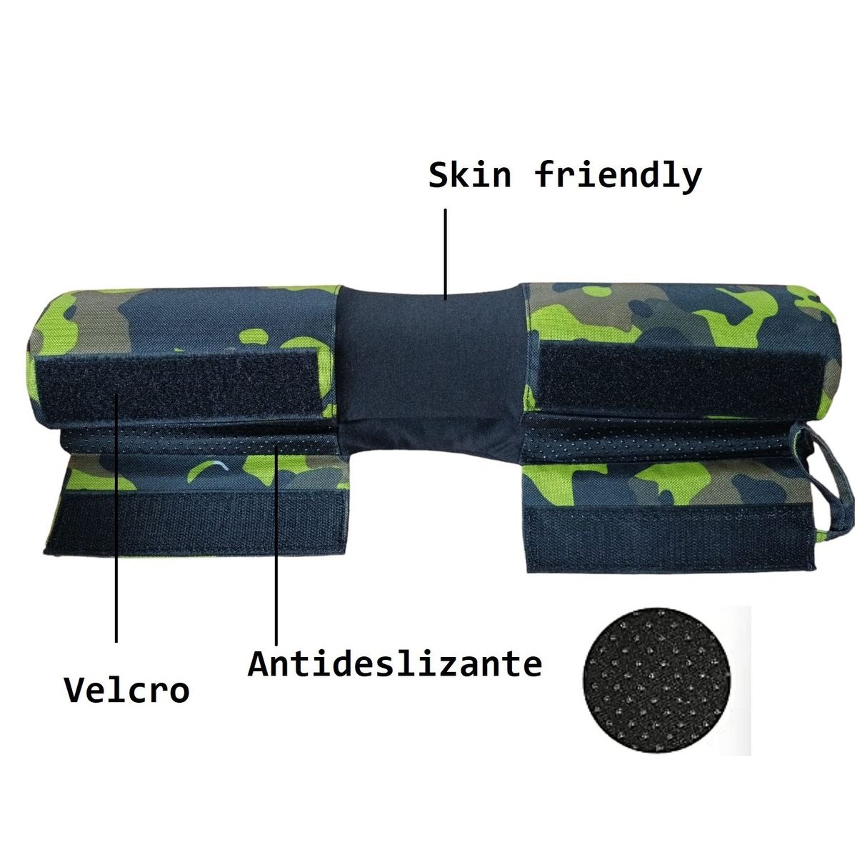GENERICO - Almohadilla Para Barra De Pesas Protector Hombro Camuflada