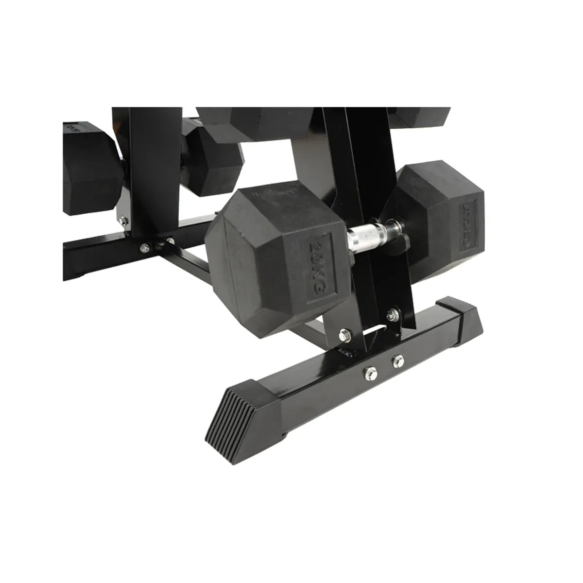 GENERICO - Rack Porta Pesas Estante Mancuernas 6 Niveles Resistente