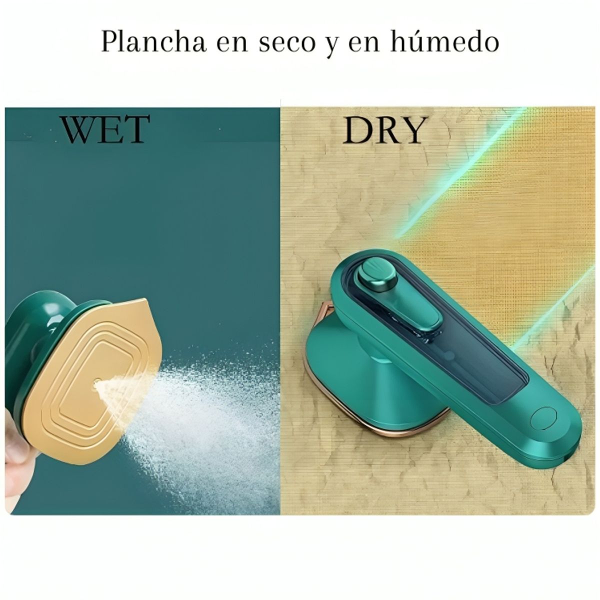 GENERICO - Mini Plancha a Vapor Portátil Viajero