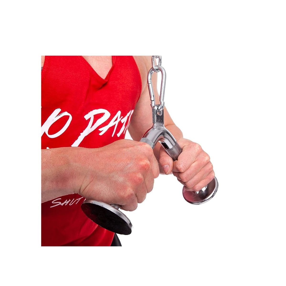 GENERICO - Agarre Barra de Polea V Tríceps Y Mas